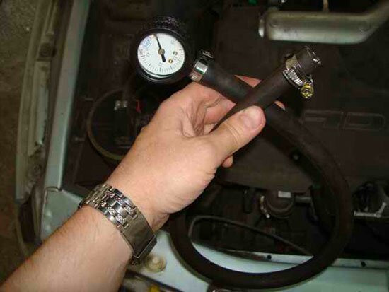 Самодельный прибор для измерения давления в топливной рампе